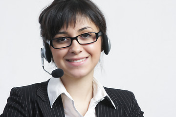 Image showing Call center representative