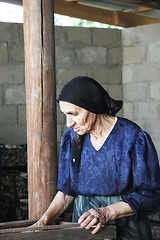 Image showing Senior woman at work