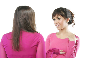 Image showing Women talks