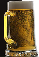 Image showing Mug of fresh beer