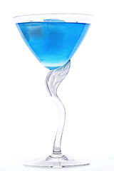 Image showing Blue cocktail