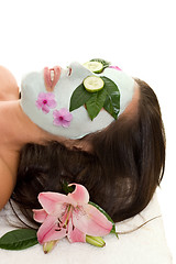 Image showing Cucumber and Green Tea Mask