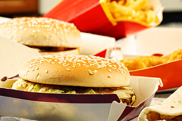 Image showing Fastfood