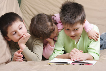 Image showing Children reading