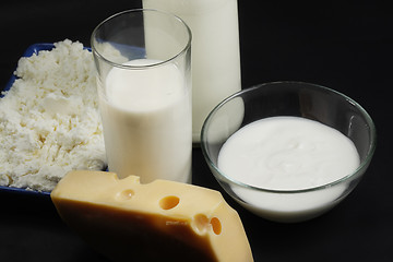 Image showing Cheese and other dairy products