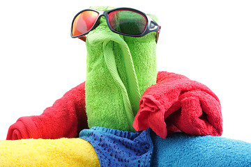 Image showing Towel person