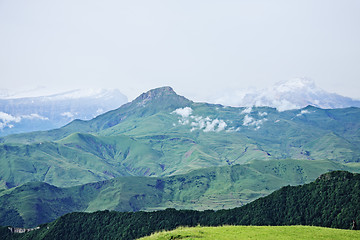 Image showing Snow peaks of Caucasus