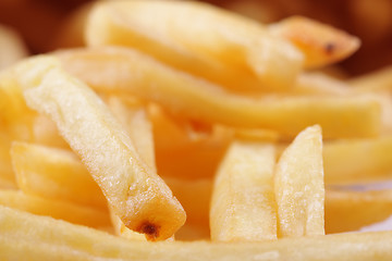 Image showing French fries closeup