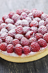 Image showing Raspberry tart