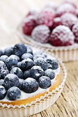 Image showing Fruit tarts