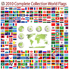 Image showing World flags