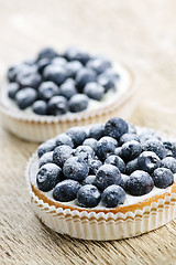 Image showing Blueberry tarts