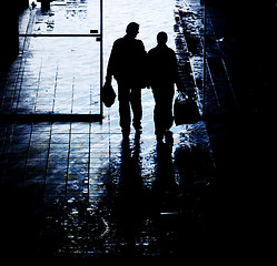 Image showing Wet shopping