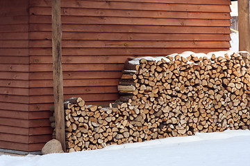 Image showing Woodpile