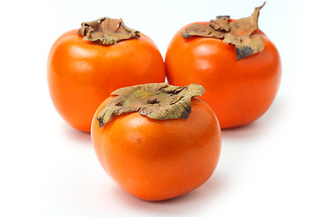Image showing The red persimmon