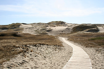 Image showing Road into the Sand