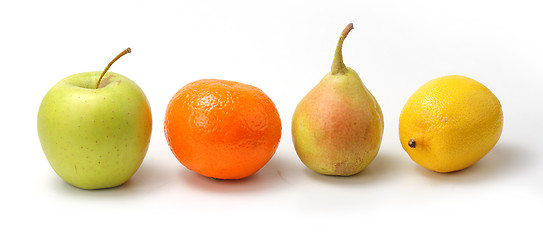 Image showing The closeup of various fruits