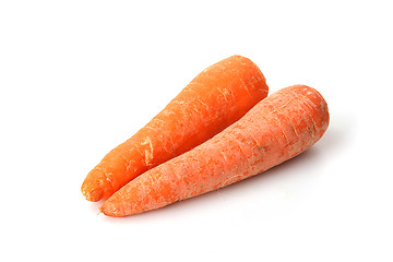 Image showing The red carrot