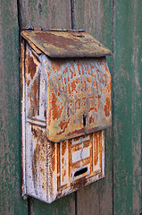 Image showing Rusty Mail Box