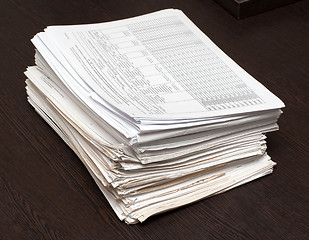 Image showing Bundle of documents