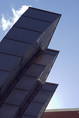 Image showing Abstract Building going into the sky at an angle