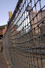 Image showing Sidewalk in the strip in Las Vegas - Pirate / dock themed sidewa