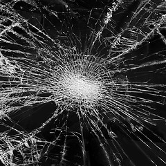 Image showing broken glass