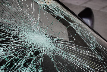 Image showing broken glass