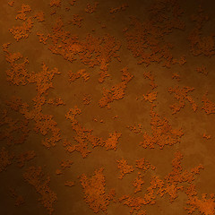 Image showing Rusty background illustration dramatically lit