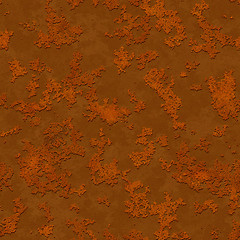 Image showing Seamless rusty iron metal textured surface