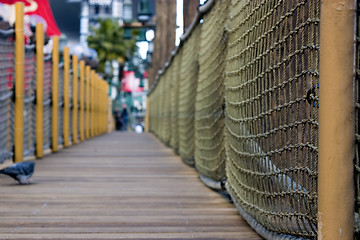 Image showing Sidewalk in the strip in Las Vegas - Pirate / dock themed sidewa