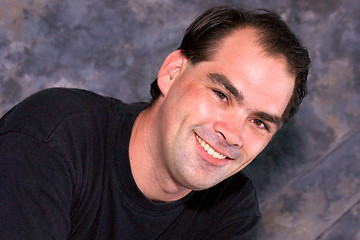 Image showing smiling man in tshirt