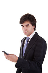 Image showing businessman on the phone