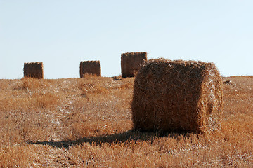 Image showing Straw bales