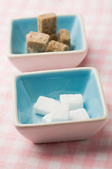 Image showing Sugar cubes