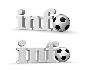 Image showing info soccer