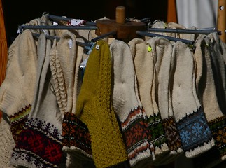 Image showing Knitted socks