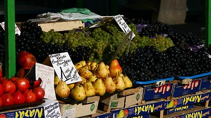 Image showing Fruit stand