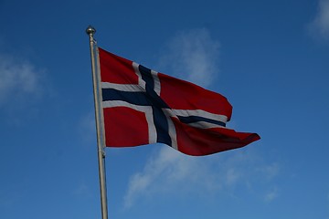 Image showing Norwegian flag