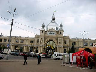 Image showing Railway Station of Lviv