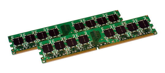 Image showing Two modules of the memory