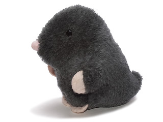 Image showing Gentleman in black velvet isolated toy 1