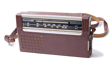 Image showing Old Transistor Radio isolated