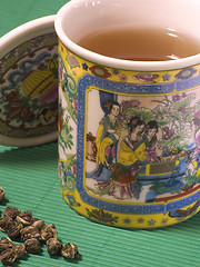 Image showing Chinese green tea
