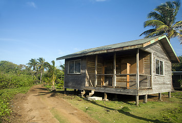 Image showing basic beach house cabana corn island nicaragua