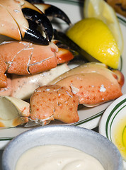 Image showing florida stone crab claws