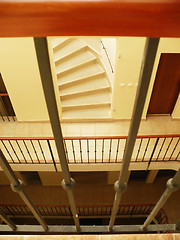 Image showing Apartment building hallway