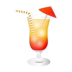 Image showing Cocktail Illustration