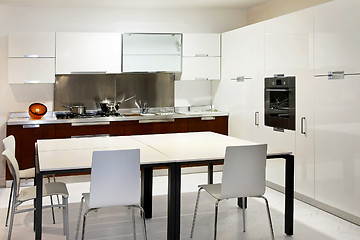 Image showing White kitchen