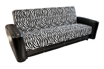 Image showing Zebra sofa